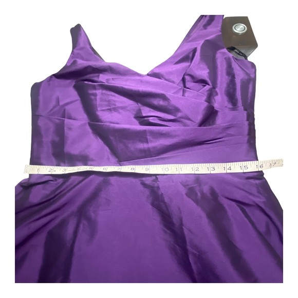 Alfred Sung Dress D624 Size 14 Majestic Purple Pocket Prom Cocktail Party Dress - Picture 12 of 13